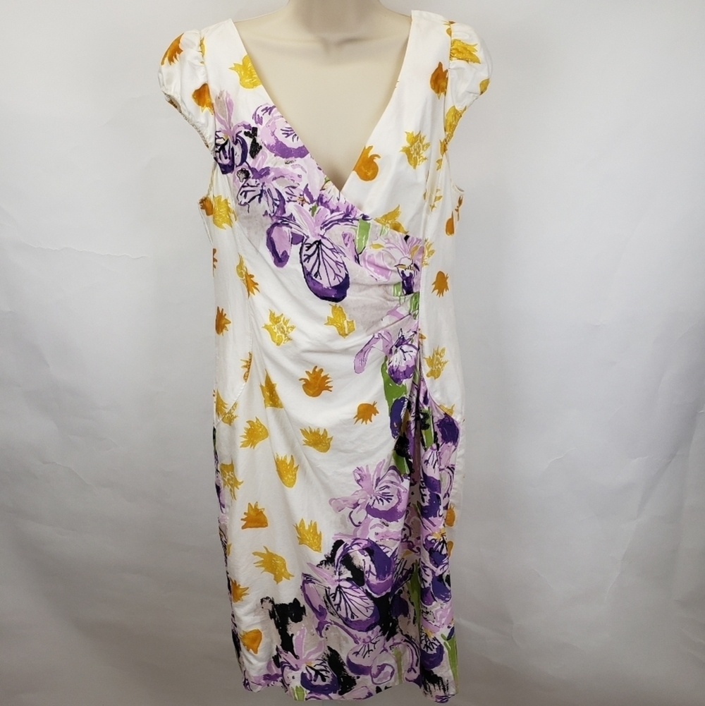 Anthropologie Rebekah Maysles Hinterland Floral Dress size 8